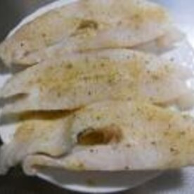 カレイのムニエル ガーリックスプレッド味 レシピ 作り方 By Rose24 楽天レシピ